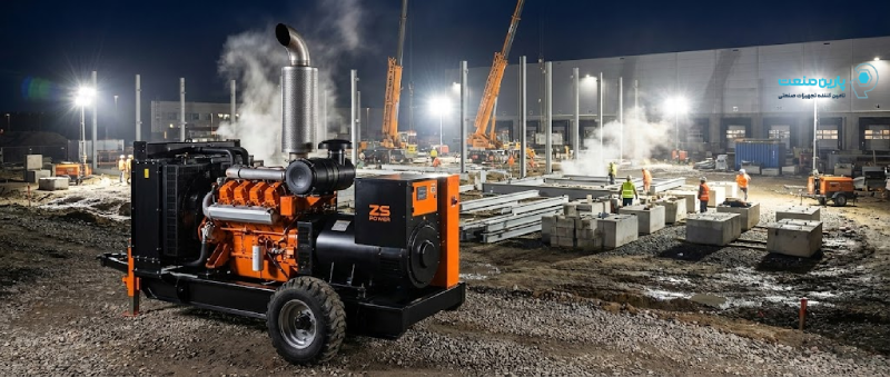 موتور برق زد اس پاور 18 کیلووات در حال کار در پروژه صنعتی